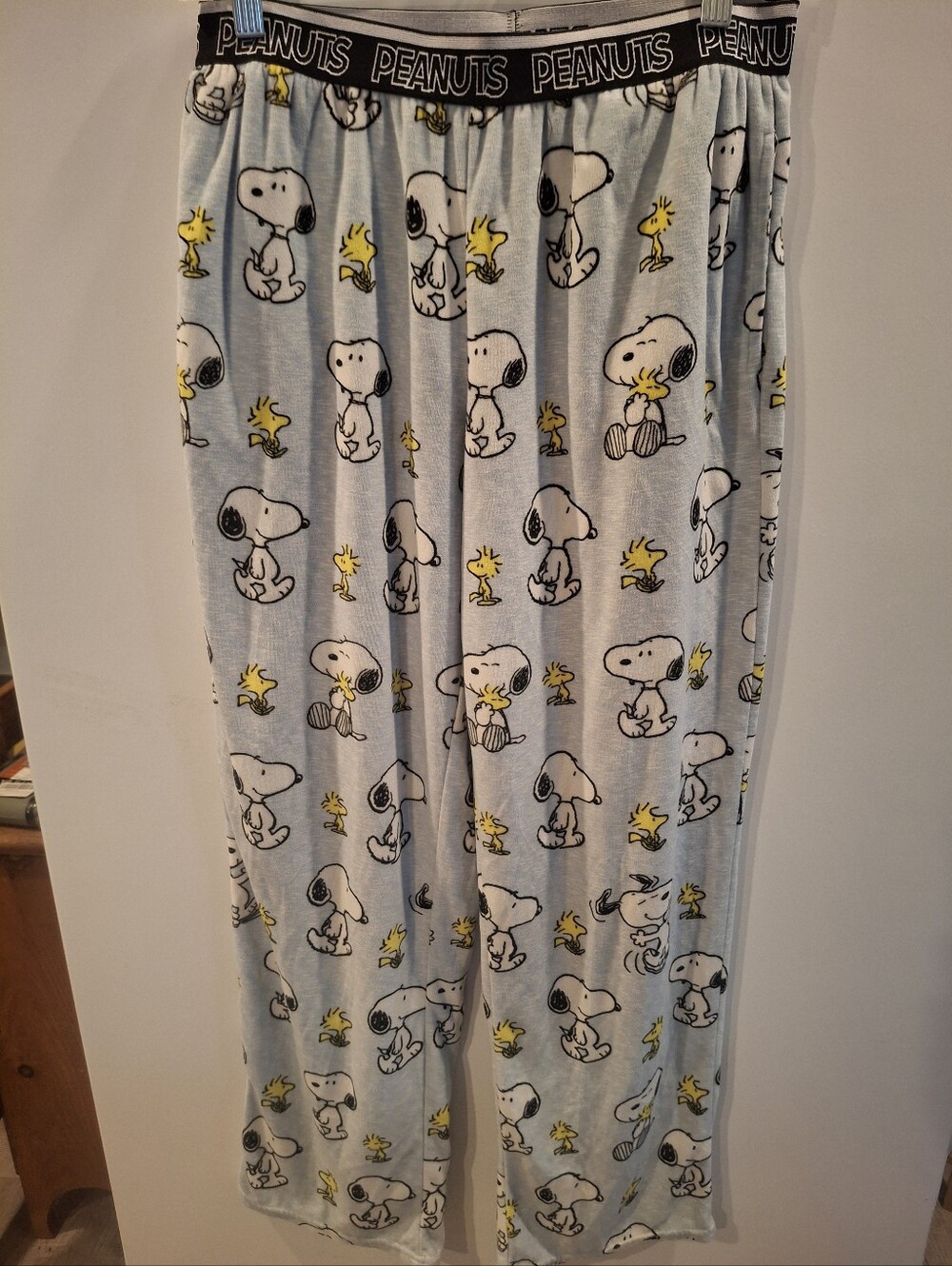 Peanuts Light Blue Snoopy & Woodstock Women's Pajama Bottoms